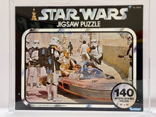 Load image into Gallery viewer, Star Wars 1977 Sealed Kenner Vintage Jigsaw Puzzle Series three Stormtroopers Stop Speeder AFA 85
