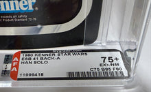 Load image into Gallery viewer, Star Wars 1981 Kenner Vintage Star Wars 41 A back Han Solo MOC AFA 75+