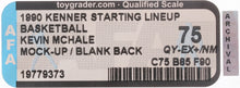 Load image into Gallery viewer, Starting Lineup SLU 1990 Kenner Kevin McHale Mock-Up/Blank Back MOC AFA Q-75