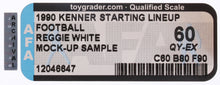 Load image into Gallery viewer, Starting Lineup SLU 1990 Kenner Reggie White Mock-Up Sample MOC AFA Q-60
