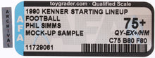 Load image into Gallery viewer, Starting Lineup SLU 1990 Kenner Phil Simms Mock-Up Sample MOC AFA Q-75+