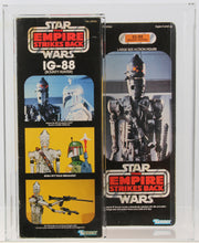 Load image into Gallery viewer, Star Wars 1980 Vintage Kenner ESB 12" IG-88 AFA Q-75