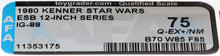 Load image into Gallery viewer, Star Wars 1980 Vintage Kenner ESB 12" IG-88 AFA Q-75