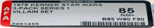 Load image into Gallery viewer, Star Wars 1978 Vintage Kenner 3-Pack Series 1 Villain Set MISB AFA 85