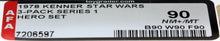 Load image into Gallery viewer, Star Wars 1978 Vintage Kenner 3-Pack Series 1 Hero Set MISB AFA 90