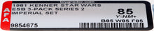 Load image into Gallery viewer, Star Wars 1981 Vintage Kenner ESB 3-Pack Series 2 Imperial Set MISB AFA Y-85