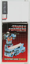 Load image into Gallery viewer, Transformers 1986 Vintage Hasbro Series 3 Protectobot Hot Spot AFA 70