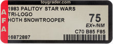 Load image into Gallery viewer, Star Wars 1983 Vintage Palitoy Tri-Logo 70 Back B Snowtrooper MOC AFA 75