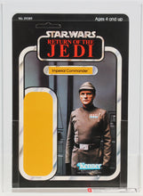 Load image into Gallery viewer, Star Wars 1983 Vintage Kenner ROTJ 65 Back A Imperial Commander Proof AFA 85