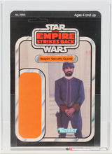 Load image into Gallery viewer, Star Wars 1980 Vintage Kenner ESB 31 Back A Bespin Guard White Proof Card AFA 85