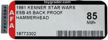 Load image into Gallery viewer, Star Wars 1981 Vintage Kenner ESB 45 Back Hammerhead Proof Card AFA 85