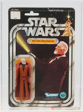 Load image into Gallery viewer, Star Wars 1978 Vintage Kenner 12 Back B Obi-Wan Kenobi Grey Hair MOC AFA 80
