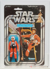 Load image into Gallery viewer, Star Wars 1979 Vintage Kenner 21 Back B Luke Skywalker X-Wing Pilot MOC AFA 80