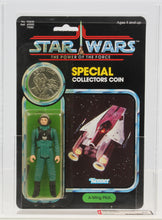 Load image into Gallery viewer, Star Wars 1985 Vintage Kenner POTF A-Wing Pilot MOC AFA Y-85