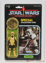 Load image into Gallery viewer, Star Wars 1985 Vintage Kenner POTF Biker Scout MOC AFA Y-80