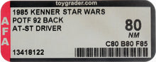 Load image into Gallery viewer, Star Wars 1985 Vintage Kenner POTF AT-ST Driver MOC AFA 80
