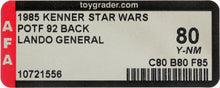 Load image into Gallery viewer, Star Wars 1985 Vintage Kenner POTF Lando Calrissian General MOC AFA Y-80