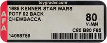 Load image into Gallery viewer, Star Wars 1985 Vintage Kenner POTF Chewbacca MOC AFA Y-80