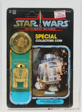 Load image into Gallery viewer, Star Wars 1985 Vintage Kenner POTF R2-D2 Pop-Up Saber MOC AFA Y-85