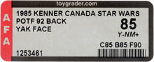 Load image into Gallery viewer, Star Wars 1985 Vintage Kenner Canada POTF Yak Face MOC AFA Y-85