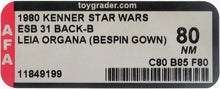 Load image into Gallery viewer, Star Wars 1980 Vintage Kenner ESB 31 Back B Leia Bespin MOC AFA 80