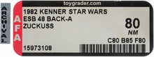 Load image into Gallery viewer, Star Wars 1982 Vintage Kenner ESB 48 Back A Zuckuss MOC AFA 80