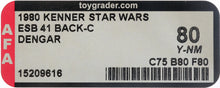 Load image into Gallery viewer, Star Wars 1980 Vintage Kenner ESB 41 Back C Dengar MOC AFA Y-80