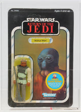 Load image into Gallery viewer, Star Wars 1983 Vintage Kenner ROTJ 48 Back Walrus Man/Nikto Miscard MOC AFA Y-50