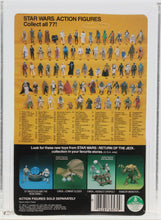 Load image into Gallery viewer, Star Wars 1983 Vintage Kenner ROTJ 77 Back A Wicket MOC AFA Y-80