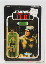 Load image into Gallery viewer, Star Wars 1983 Vintage Kenner ROTJ 77 Back A Leia Combat Poncho MOC AFA Y-80