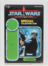 Load image into Gallery viewer, Star Wars 1985 Vintage Kenner POTF Luke Jedi Knight Proof AFA 75+