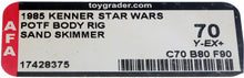 Load image into Gallery viewer, Star Wars 1985 Vintage Kenner POTF Sand Skimmer MOC AFA Y-70