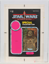 Load image into Gallery viewer, Star Wars 1985 Vintage Kenner POTF Lumat Cromalin Proof AFA 75