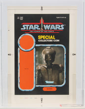 Load image into Gallery viewer, Star Wars 1985 Vintage Kenner POTF EV-9D9 Cromalin Proof AFA 80