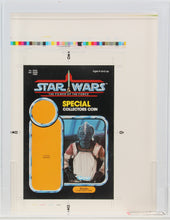 Load image into Gallery viewer, Star Wars 1985 Vintage Kenner POTF Klaatu Skiff Hand Cut Proof Card AFA 85