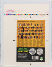 Load image into Gallery viewer, Star Wars 1985 Vintage Kenner POTF Klaatu Skiff Hand Cut Proof Card AFA 85