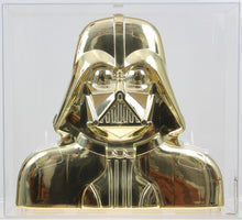 Load image into Gallery viewer, Star Wars 1982 Vintage Kenner ESB Darth Vader Collectors Case First Shot Gold AFA 60