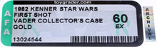 Load image into Gallery viewer, Star Wars 1982 Vintage Kenner ESB Darth Vader Collectors Case First Shot Gold AFA 60