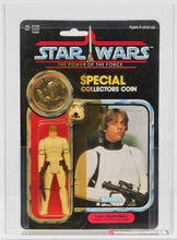 Load image into Gallery viewer, Star Wars 1985 Vintage Kenner POTF Luke Stormtrooper MOC AFA Y-80
