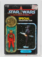 Load image into Gallery viewer, Star Wars 1985 Vintage Kenner POTF B-Wing Pilot MOC AFA Y-80