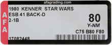 Load image into Gallery viewer, Star Wars 1980 Vintage Kenner ESB 41 Back D 2-1B MOC AFA Y-80