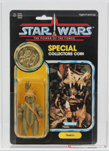 Load image into Gallery viewer, Star Wars 1985 Vintage Kenner POTF Teebo MOC AFA Y-85