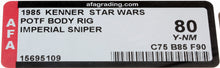 Load image into Gallery viewer, Star Wars 1985 Vintage Kenner POTF Imperial Sniper MOC AFA Y-80