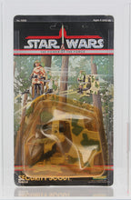Load image into Gallery viewer, Star Wars 1985 Vintage Kenner POTF Security Scout MOC AFA Y-70