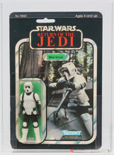 Load image into Gallery viewer, Star Wars 1983 Vintage Kenner ROTJ 65 Back B Biker Scout MIM MOC AFA 80