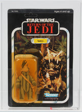 Load image into Gallery viewer, Star Wars 1984 Vintage Kenner ROTJ 77 Back A Teebo MOC AFA Y-75