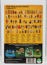 Load image into Gallery viewer, Star Wars 1984 Vintage Kenner ROTJ 77 Back A Teebo MOC AFA Y-75