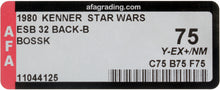 Load image into Gallery viewer, Star Wars 1980 Vintage Kenner ESB 32 Back B Bossk MOC AFA Y-75