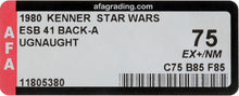 Load image into Gallery viewer, Star Wars 1980 Vintage Kenner ESB 41 Back A Ugnaught MOC AFA 75