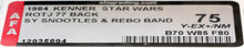 Load image into Gallery viewer, Star Wars 1984 Vintage Kenner ROTJ 77 Back Sy Snootles &amp; Rebo Band MISB AFA Y-75